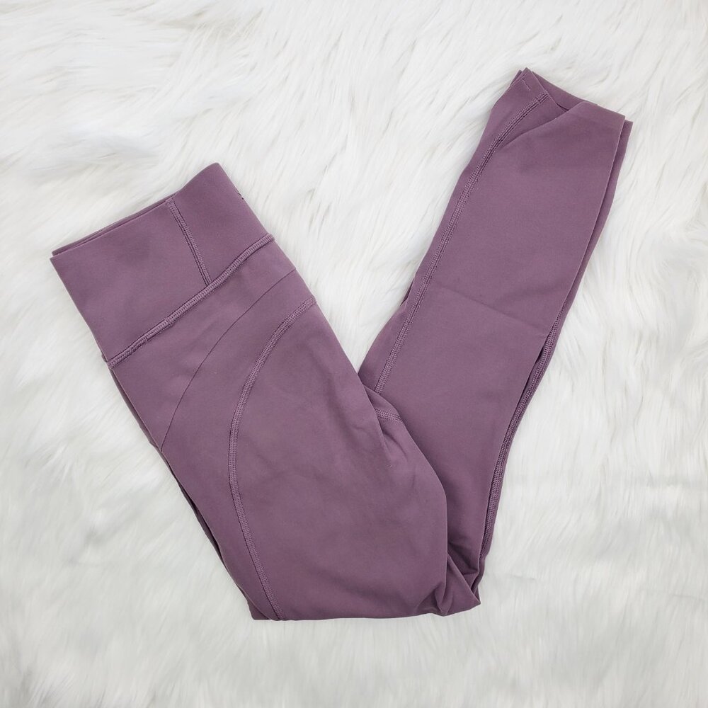 NWOT Athleta Purple Formation Mesh 7/8 Leggings - Picture 6 of 6